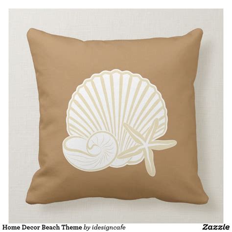 Home Decor Beach Theme Throw Pillow Zazzle Throw Pillows Beach Throw Pillows Beach Theme