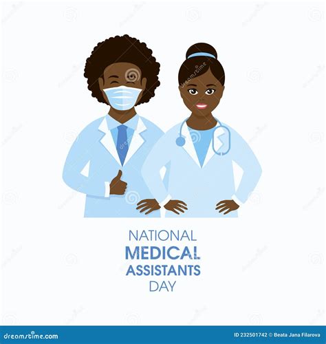 National Medical Assistants Day Vector Stock Vector - Illustration of