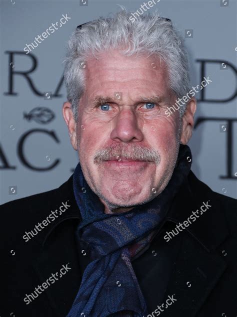 American Actor Ron Perlman Arrives Los Editorial Stock Photo - Stock ...