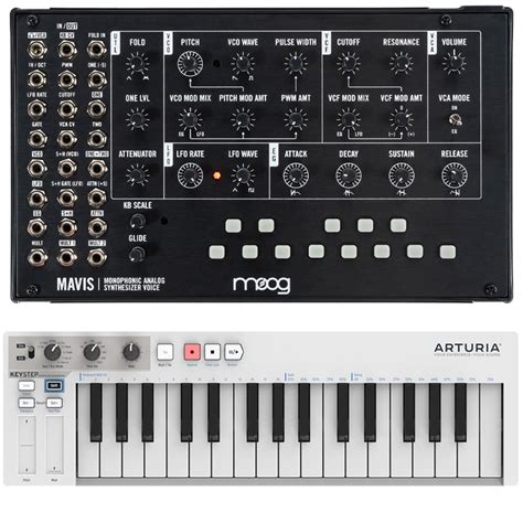 Moog Mavis Build-It-Yourself Analog Synthesizer Kit w/ Arturia Keystep