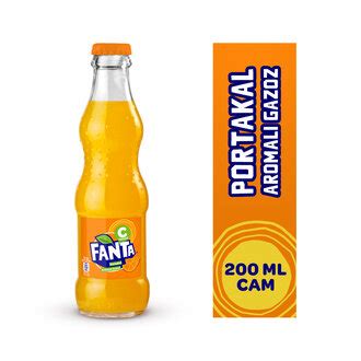 Fanta Portakal Aromal Gazoz Ml Cam Fiyat Market