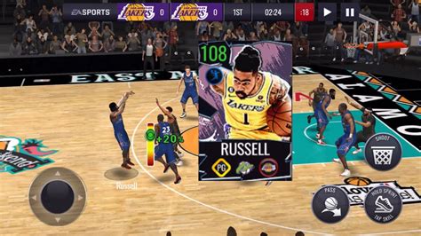 Hes Insane Ovr Bff Master Dangelo Russell Gameplay Nba Live