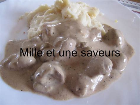 Rognon de veau à la moutarde et à la crème mille et une saveurs dans