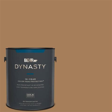 BEHR DYNASTY 1 Gal S280 6 Hazel Satin Enamel Exterior Stain Blocking