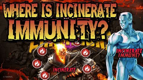 Wheres The Incinerate Immunity Iceman Immune To Incinerate Marvel Contest Of Champions