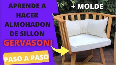 Como Hacer Almohadon Para Sillon Gervasoni Paso A Paso