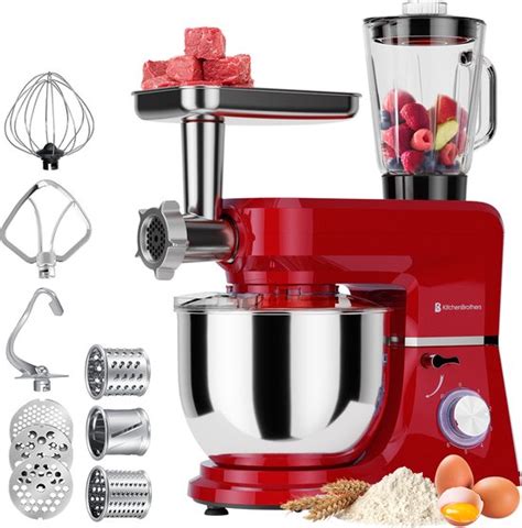 Kitchenbrothers Keukenmachine Complete Set Accessoires