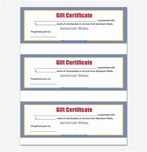 Editable Gift Certificate Template Fresh Free Printable Gift