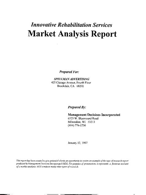 Market Analysis Template 5 Free Templates In Pdf Word Excel Download