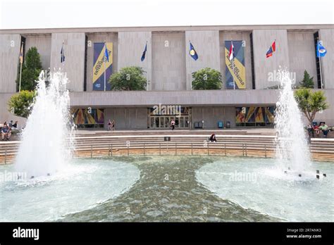 Entrance To National Museum Of American History Washington Dc Usa