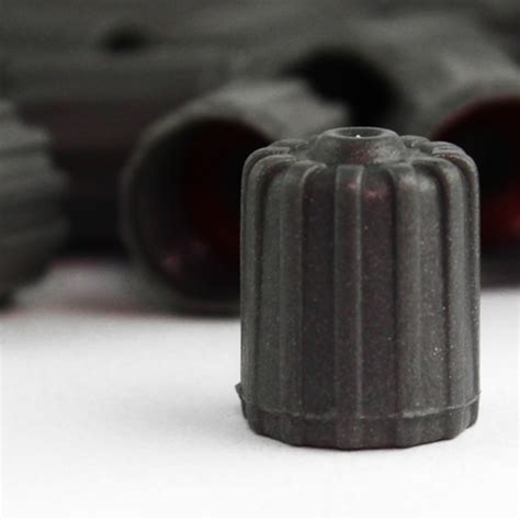 Grey Plastic Tpms Valve Cap W Red Sil Valve Caps Components Tpms