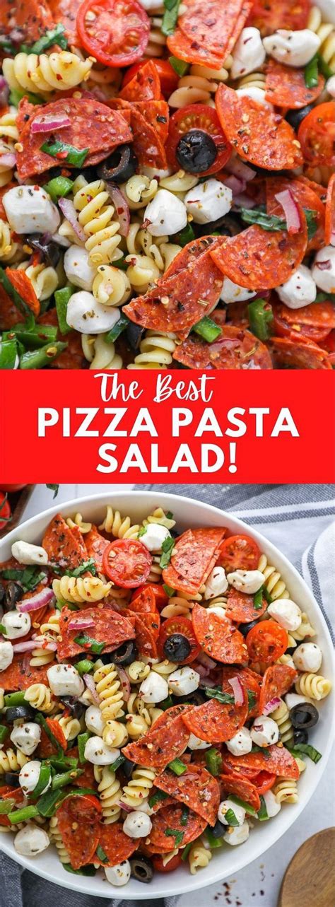 Delicious Pizza Pasta Salad Recipe