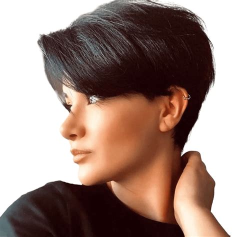 Creamily Short Wigs For Black Women Synthetic Short Black Wig Glueless