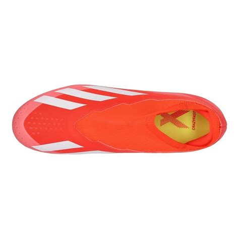 Adidas X Crazyfast League Laceless Fg Energy Citrus R D Hvid Gul