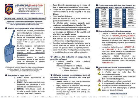 Professionnels Utilisez La Radio En Toute L Galit Adrasec