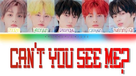 Txt Can T You See Me Color Coded Lyrics Han Rom Eng Color