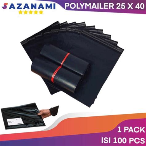 Jual Polymailer Hitam X Amplop Plastik Kantong Plastik Packing