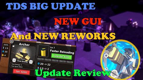 Tds Big Update Review New Gui And Tower Rebalances Tower Defense