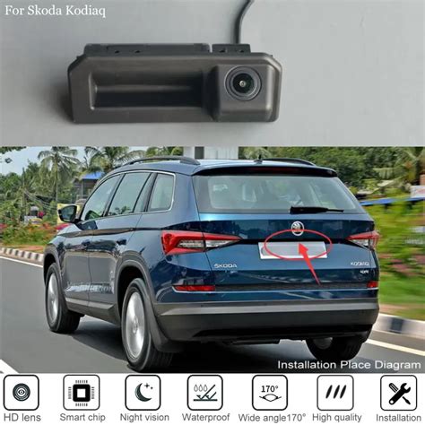 Cam Ra De Recul De Voiture Pour Skoda Kodiaq Karoq Kamiq Rine Superb