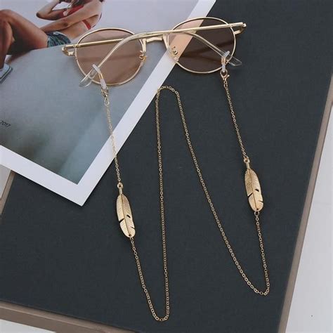 1pcs Women Fashion Pearls Sunglasses Chains 5 Bz1359 Eyeglass Chain Sunglass Chain Gold