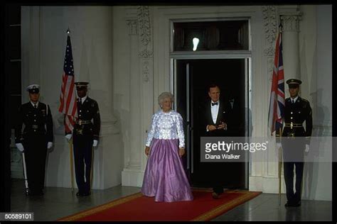 Barbara Bush Pearls Photos and Premium High Res Pictures - Getty Images