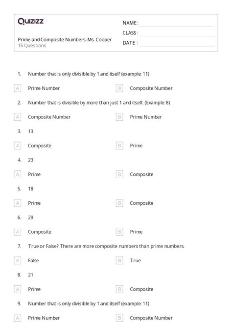 Prime Factorization Worksheets Math Monks Worksheets Library