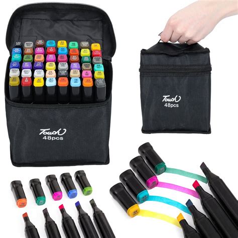 XTECH TOUCH MARKERY ALKOHOLOWE ZESTAW 48 SZTUK - Xtech | Sklep EMPIK.COM