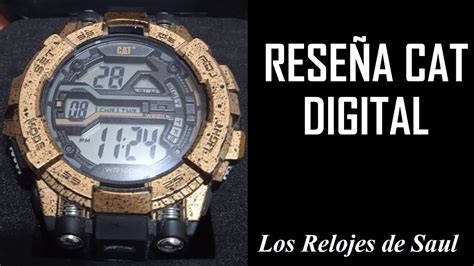 Reloj de uso rudo y duradero Reseña Reloj CAT Digital YouTube