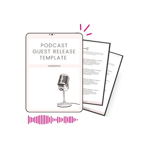 Podcast Guest Release Form Template Powered By Thrivecart