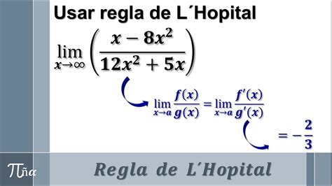 Límites por regla de L Hopital ejemplo 2 7 YouTube