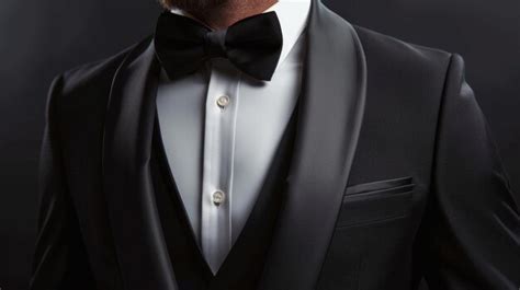 Premium Photo | A man in a black suit with a black bow tie