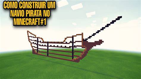 Como Construir Um Navio Pirata No Minecraft Youtube