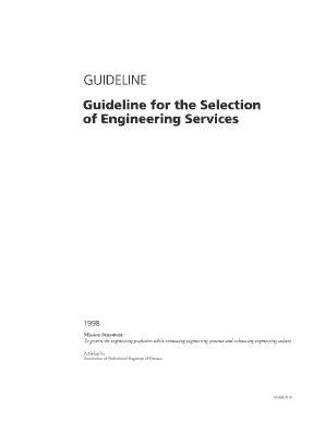 Fillable Online Guideline For The Selection Fax Email Print Pdffiller