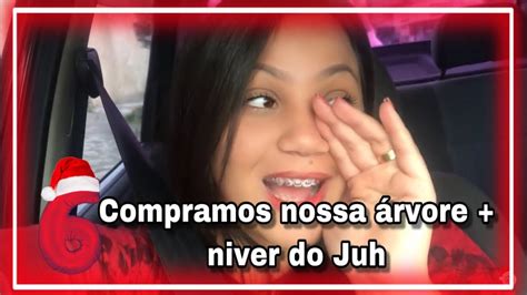 Vlog Niver do Juh compramos nossa PRIMEIRA árvore de natal