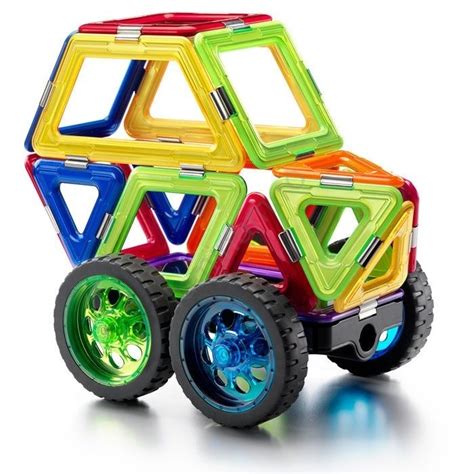 Set Magnetic De Construit Lunar Rover 30 Buc GeoSmart Luminam