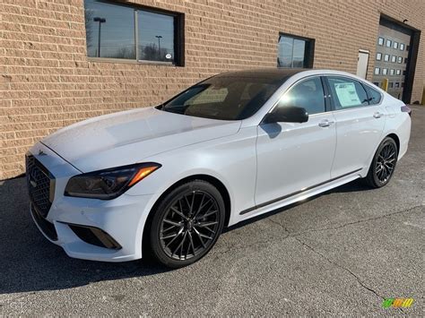 Casablanca White 2019 Hyundai Genesis G80 Sport AWD Exterior Photo #132680544 | GTCarLot.com