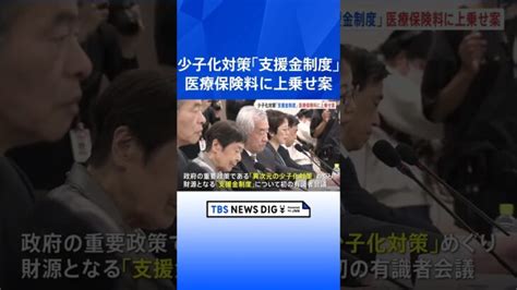 異次元の少子化対策 財源となる「支援金制度」医療保険料に上乗せ案｜tbs News Dig Shorts │ 【気ままに】ニュース速報