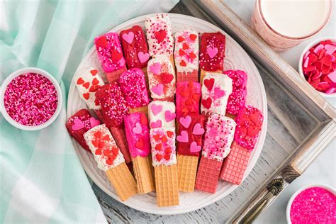 Valentine Sugar Wafer Cookies