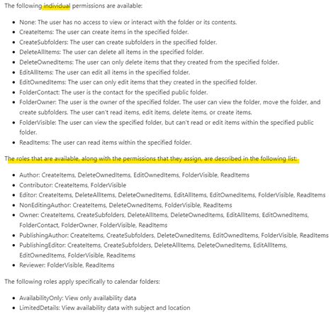 Calendar permissions - Microsoft Q&A