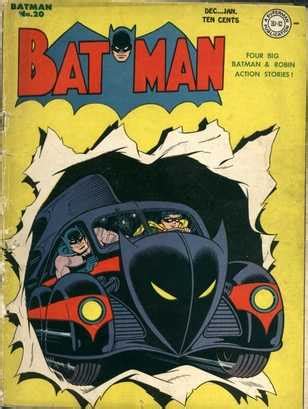 First Batman Comic Batmobile