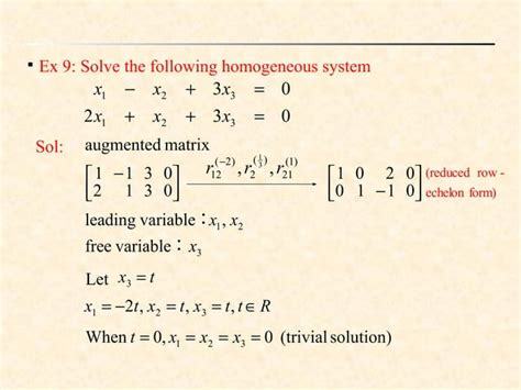 System Of Linear Equations | PPT