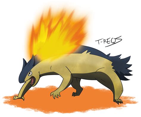 Typhlosion By T Reqs On Deviantart