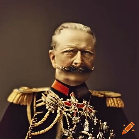 Portrait Of Kaiser Wilhelm Ii On Craiyon