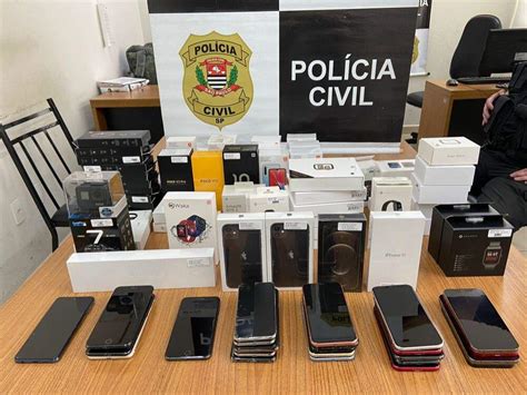 Polícia apreende R 160 mil em mercadorias em loja de celulares de