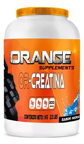 Creatina Monohidratada Suplemento Kg Servi Orange Mango Env O Gratis