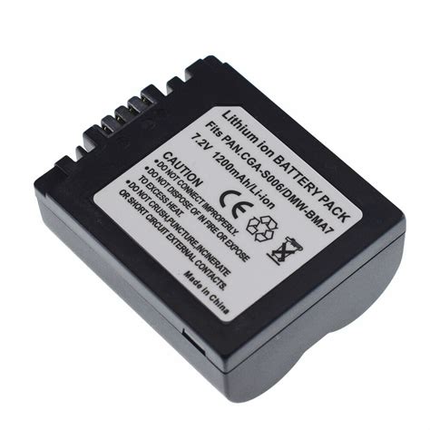 Battery For Panasonic Cga S Cga S E Cgr S E Dmw Bma Bp Dc