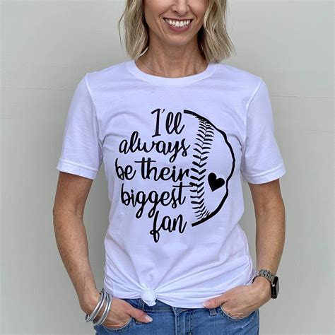 Their Biggest Fan Tee Sale Sports Mom Shirts Baseball Shirt Designs