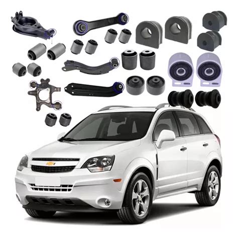 Kit Bucha Suspensão Dianteira E Traseira Chevrolet Captiva