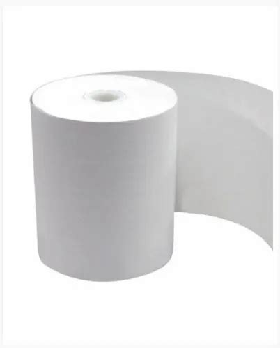 Plain White Thermal Paper Roll For Printing Gsm Gsm At Rs Roll