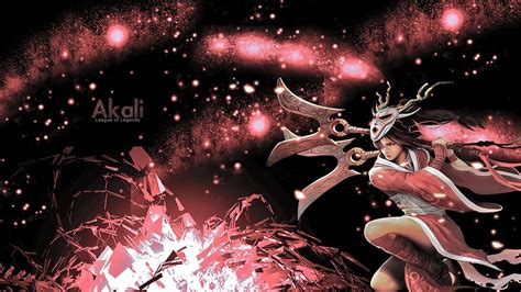 Akali Blood Moon Wallpapers Wallpaper Cave